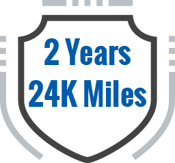 2 Years / 24k Miles Warranty